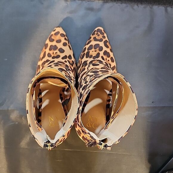 BRAND NEW NY&C BLOCK HEEL CUT-OUT POINTED-TOES BOOTIES G1 - Picture 8 of 15